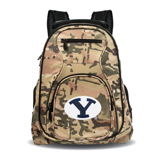 Bringham Young Laptop Camo Backpack