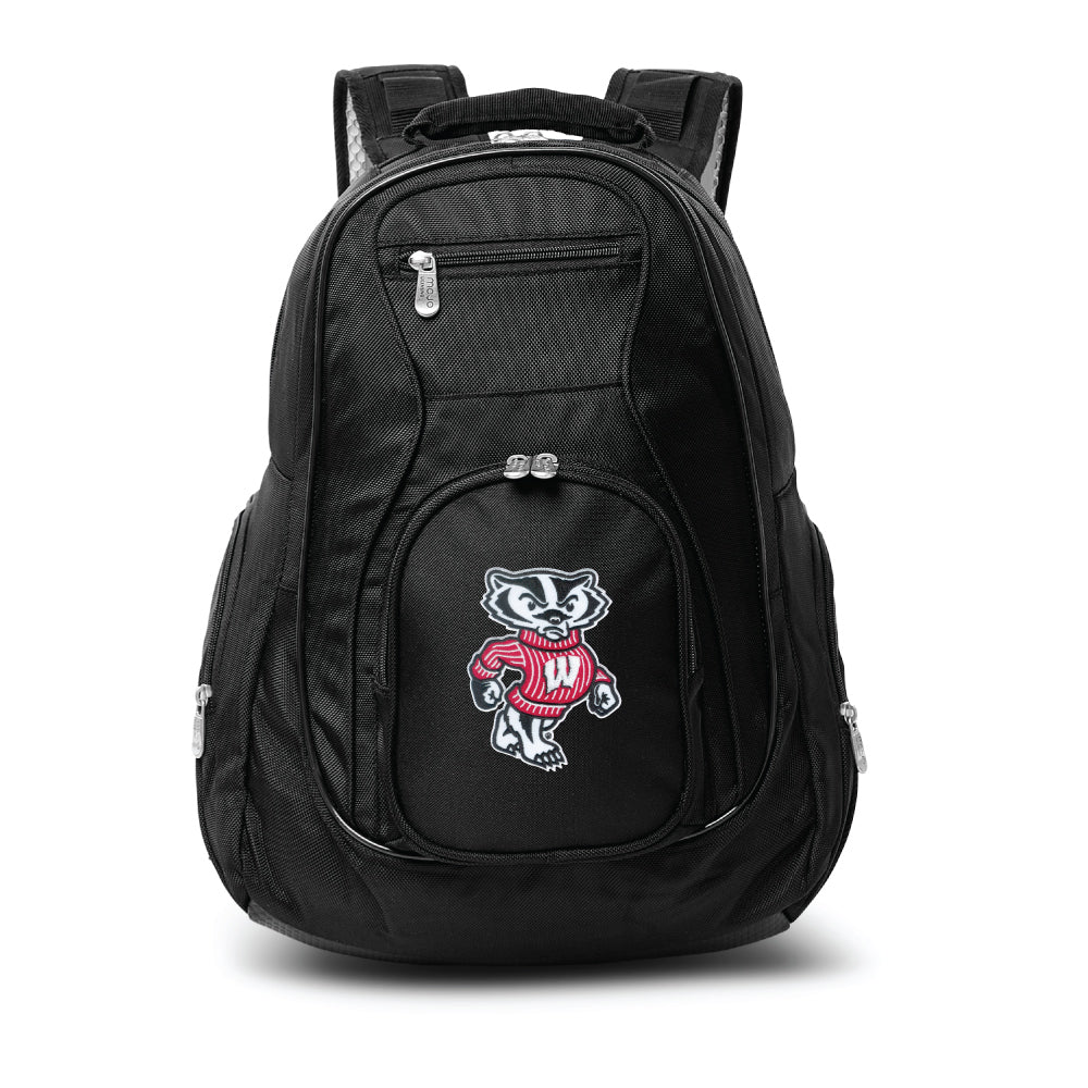 Wisconsin Badgers Laptop Backpack- Secondary Logo