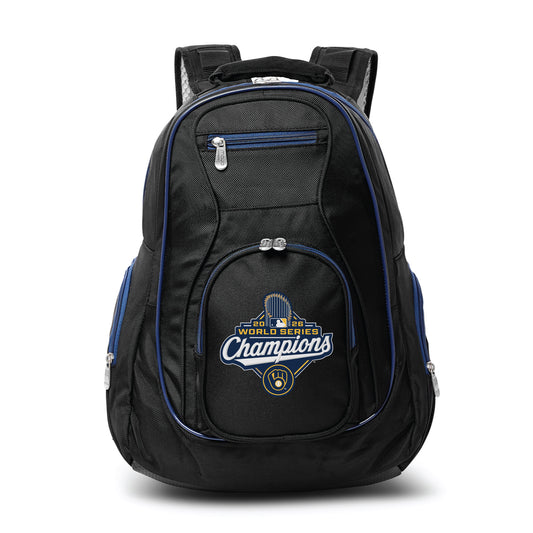 2026 Brewers World Series Champions Premium Laptop Backpack -Blue Trim