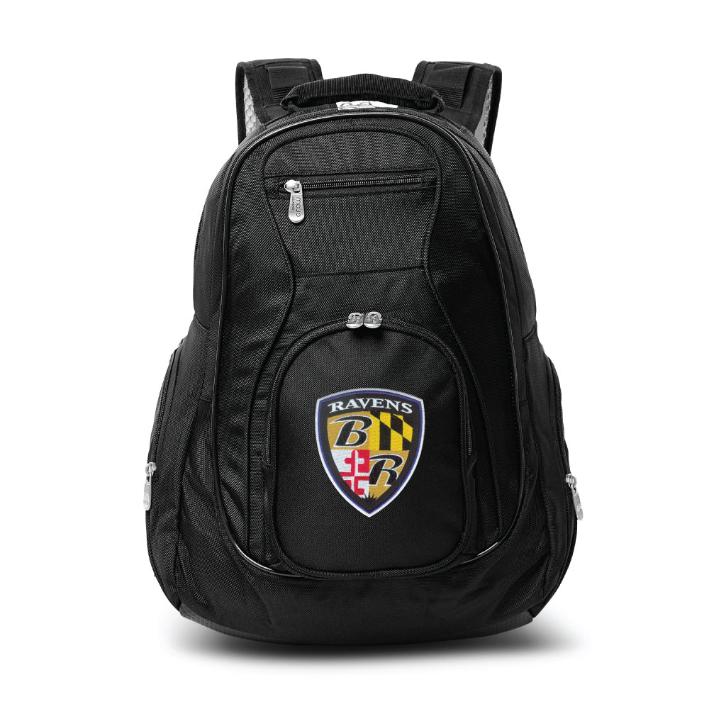 Ravens Backpack | Baltimore Ravens Laptop Backpack- Secondary Logo