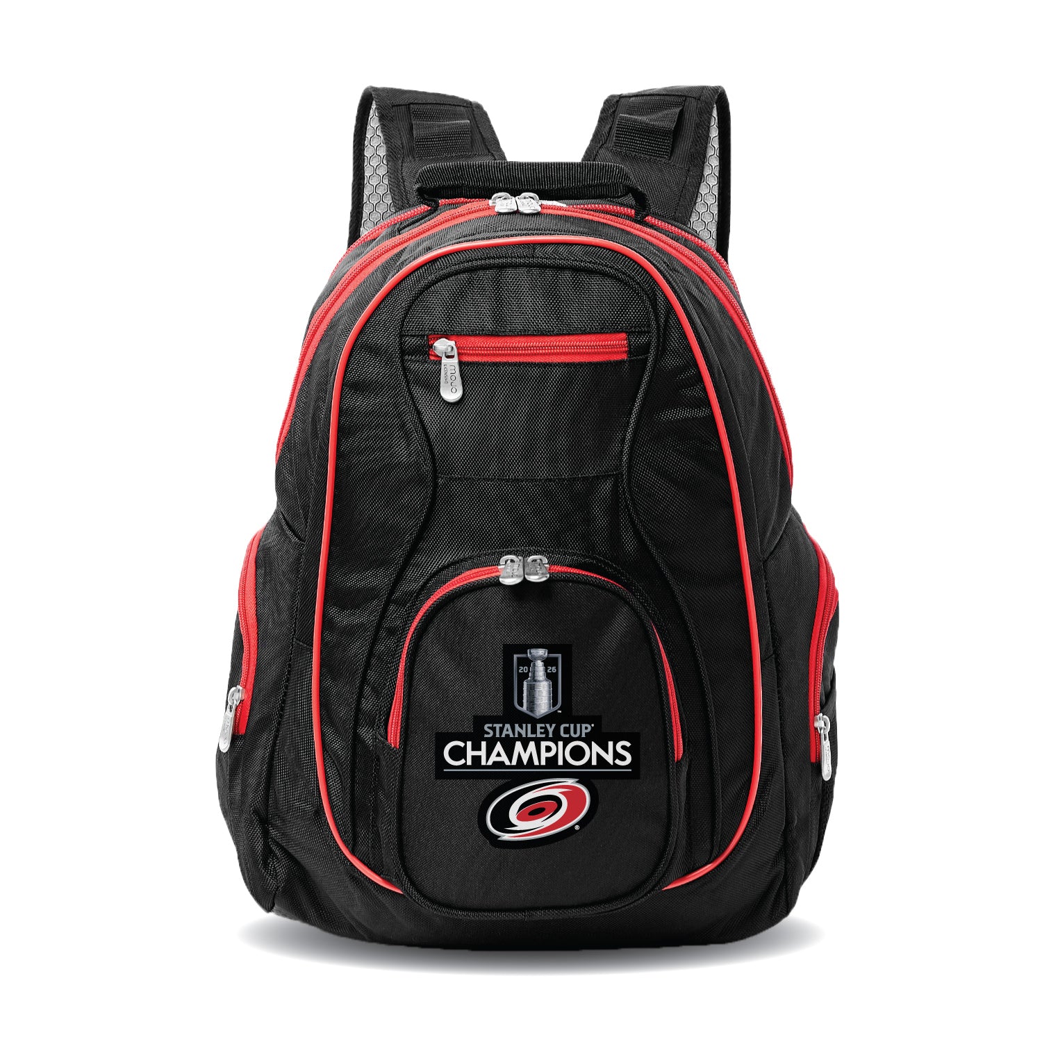 2026 NHL Champion Carolina Hurricanes Laptop Backpack- Red Trim β mojosportsbags