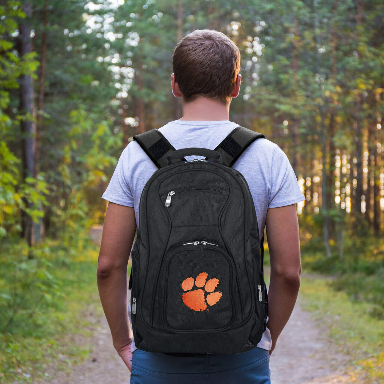 Clemson Tigers Laptop Backpack in Black