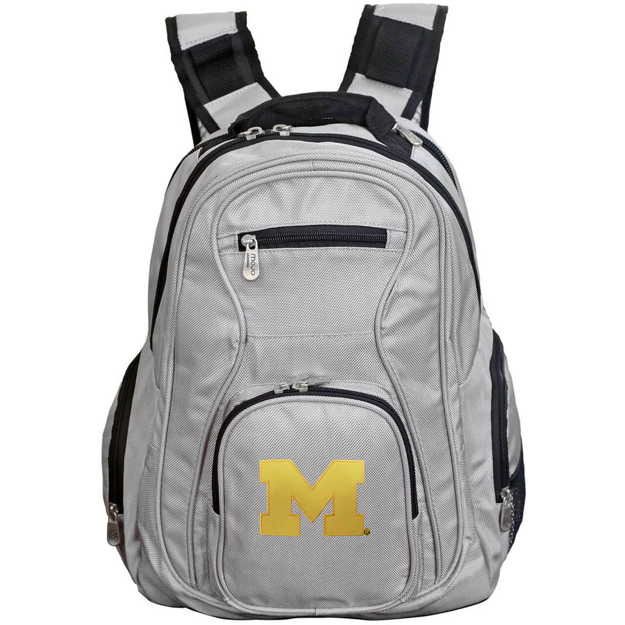 Michigan Wolverines Laptop Backpack in Gray