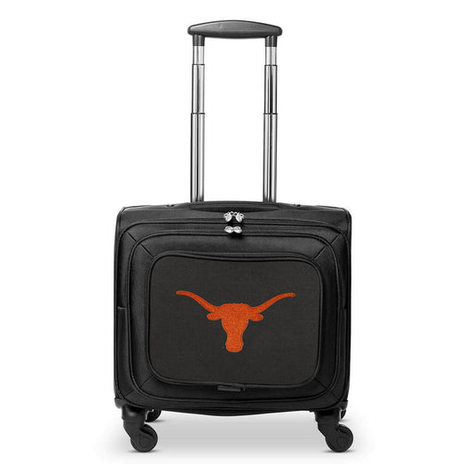 Texas Longhorns 14" Black Wheeled Laptop Overnighter