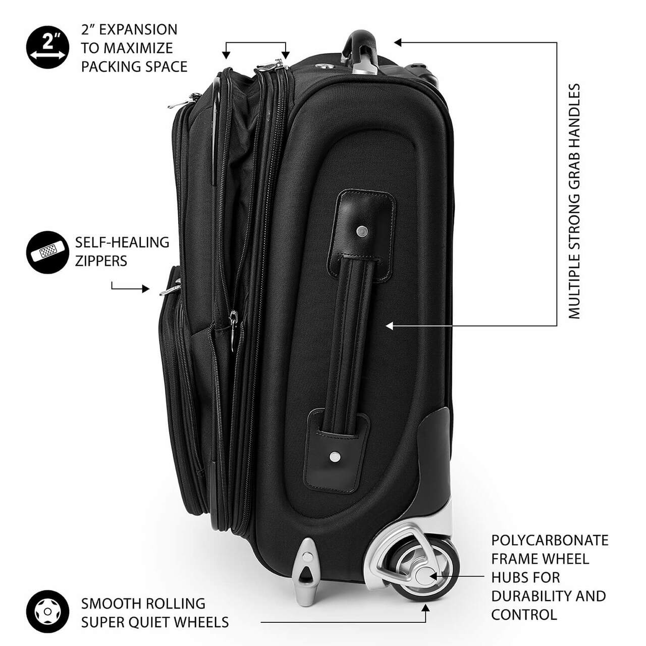 Tigers Carry On Luggage | Detroit Tigers Rolling Carry On Luggage