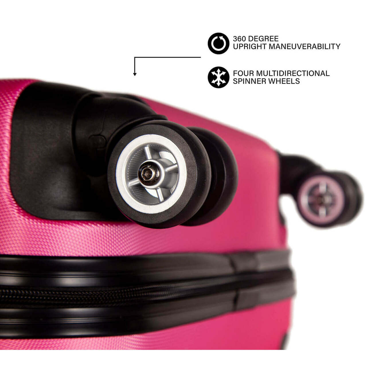 Los Angeles Dodgers 20" Pink Domestic Carry-on Spinner