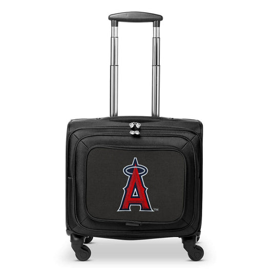 Los Angeles Angels 14" Black Wheeled Laptop Overnighter