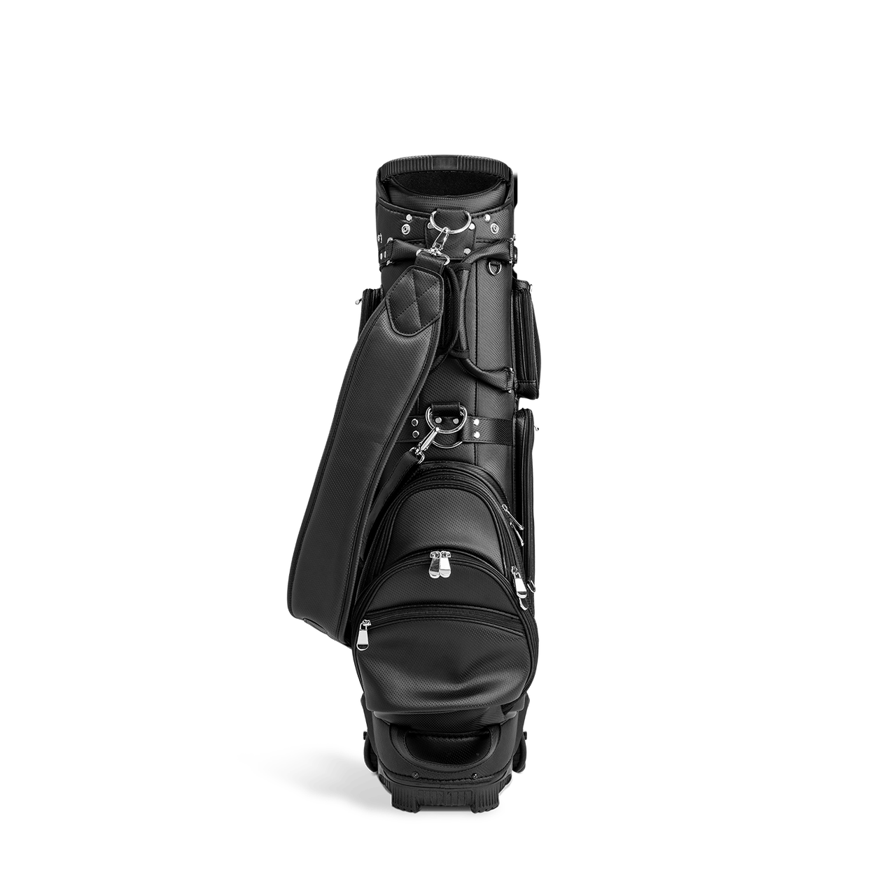 PGA Tour Golf Bag Black with Travel Cover and Shark Wheels