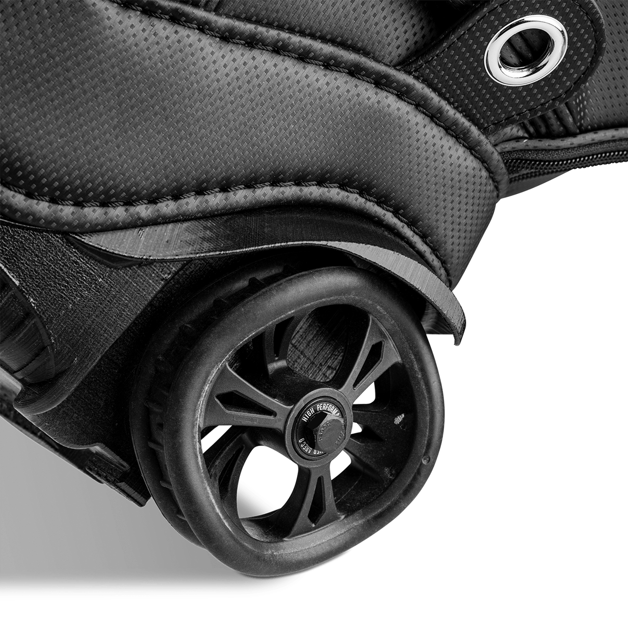 PGA Tour Golf Bag Black with Travel Cover and Shark Wheels