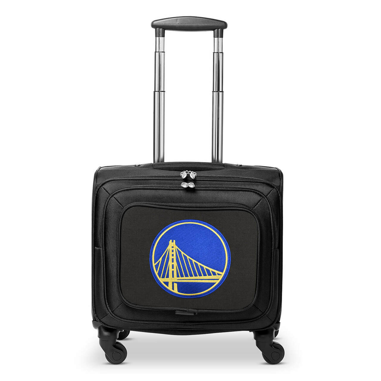 Golden State Warriors 14" Black Wheeled Laptop Overnighter