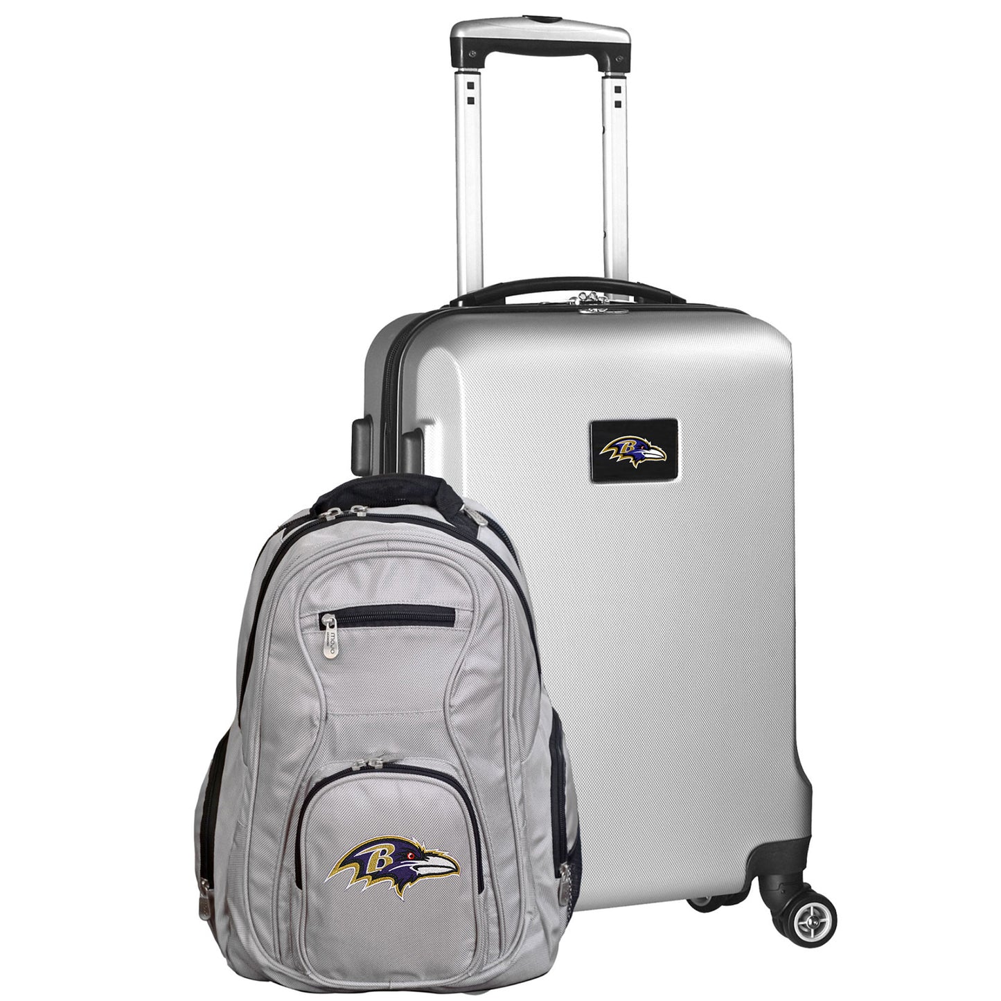 Baltimore Ravens Deluxe 2-Piece Backpack and Carry on Set