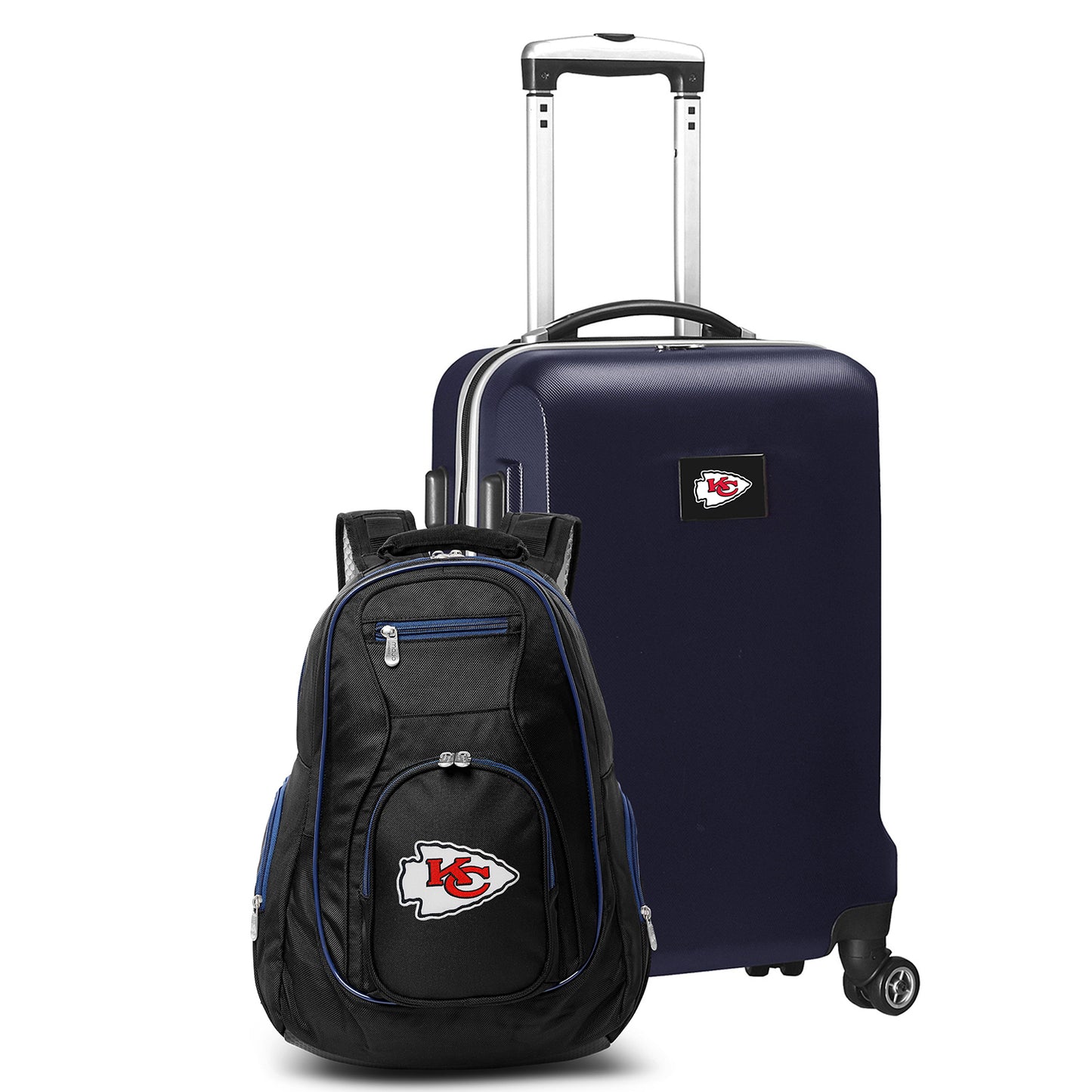 Kansas City Chiefs Deluxe 2-Piece Backpack and Carry on Set