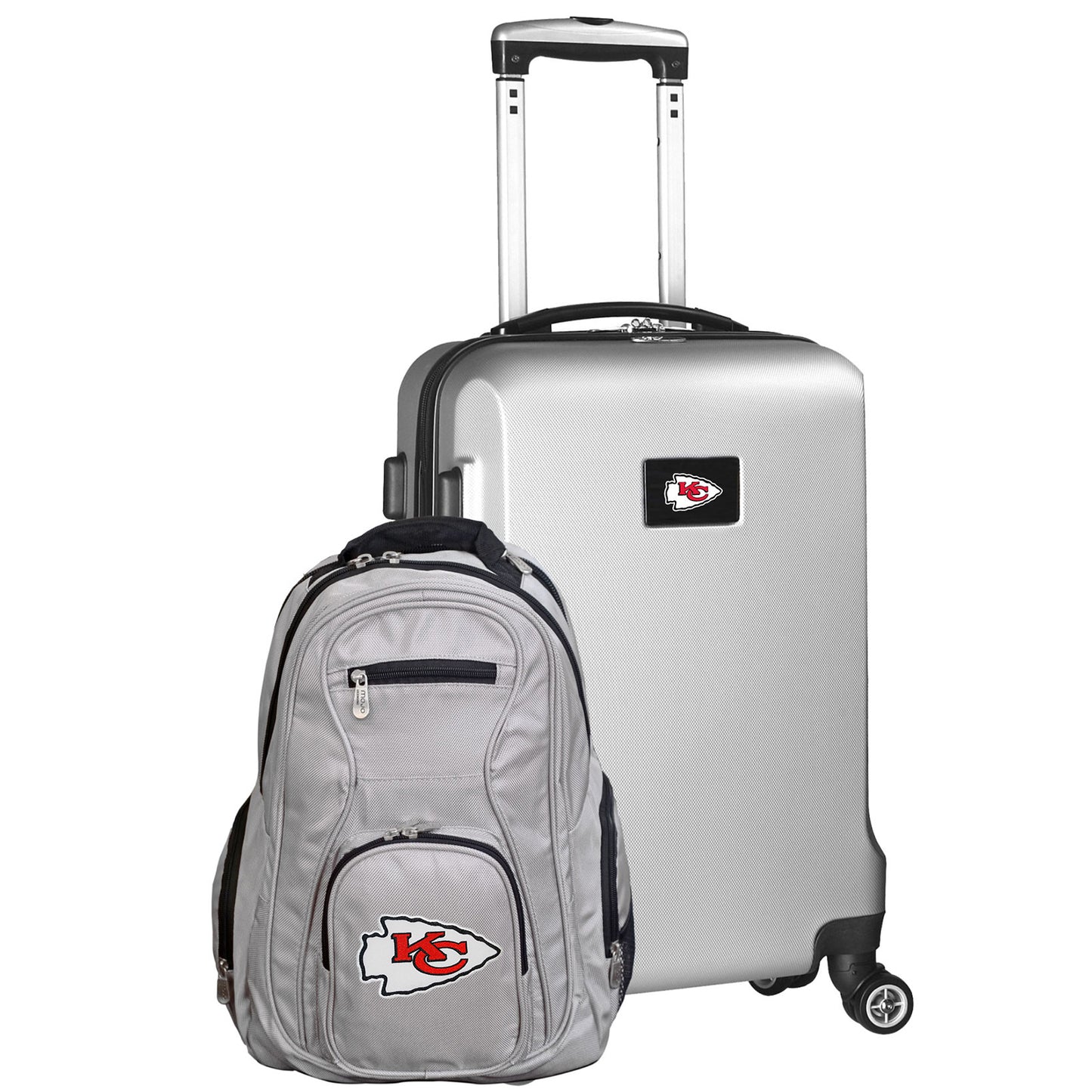 Kansas City Chiefs Deluxe 2-Piece Backpack and Carry on Set