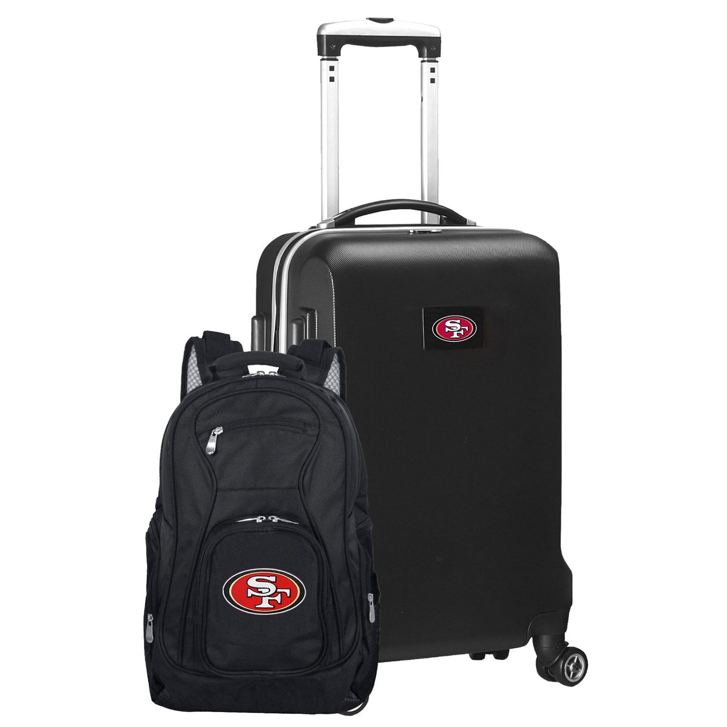 San Francisco 49ers Deluxe 2-Piece Backpack and Carry on Set