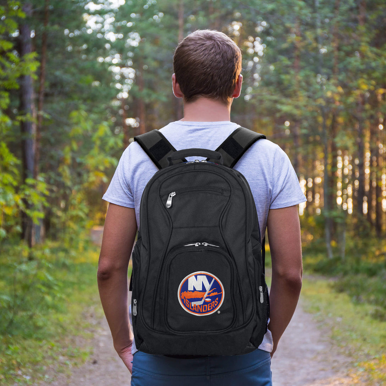 New York Islanders Laptop Backpack Black