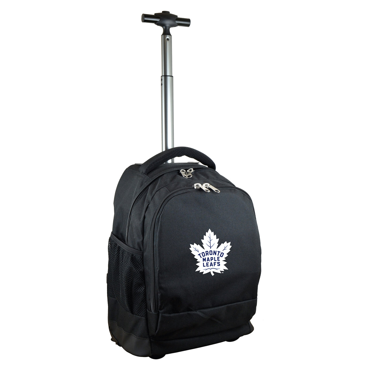 Toronto Maple Leafs Premium Wheeled Backpack in Black