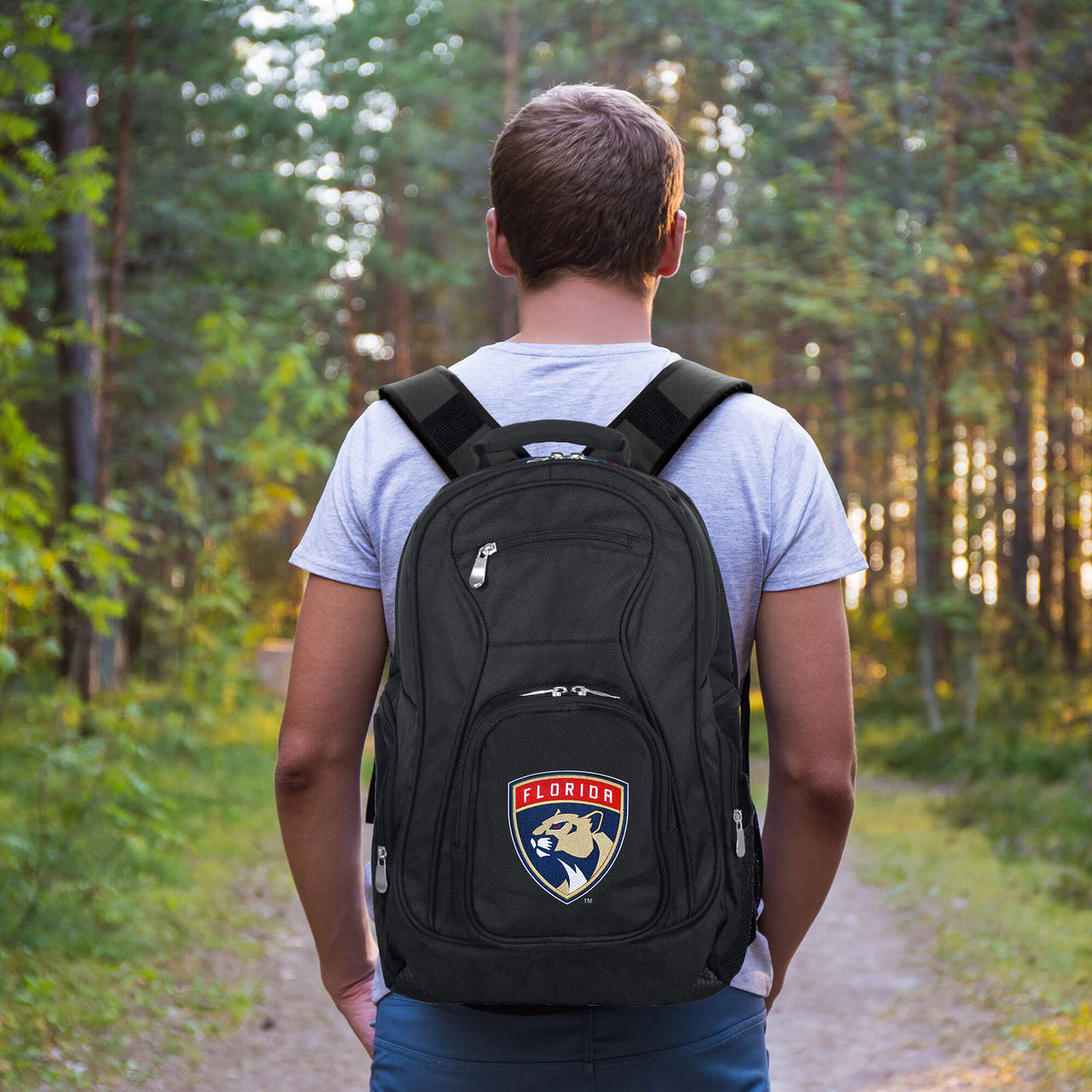 Florida Panthers Laptop Backpack Black