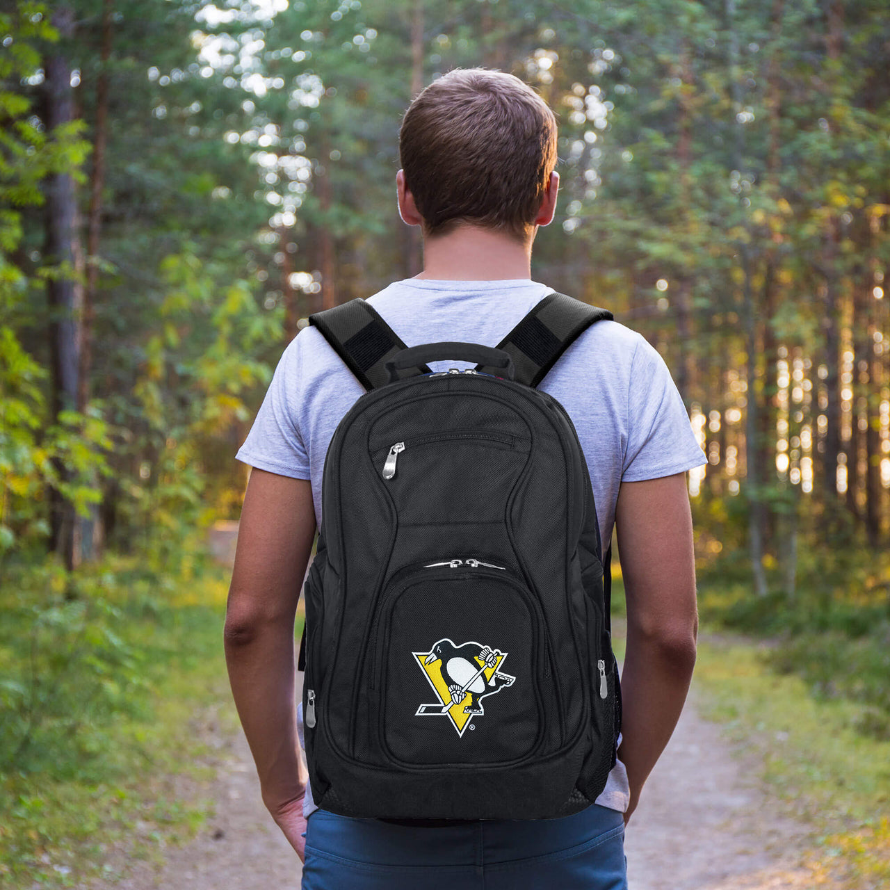 Pittsburgh Penguins Laptop Backpack Black