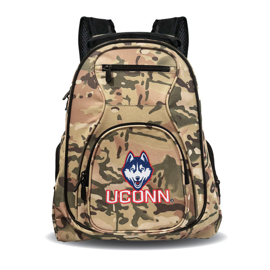 UConn Huskies Laptop Camo Backpack