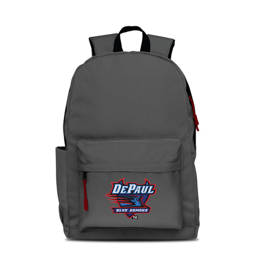 Depaul Blue Demons Campus Laptop Backpack- Gray