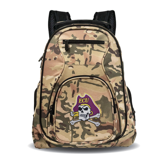 East Carolina Pirates Camo Backpack | East Carolina Pirates Laptop Camo Backpack