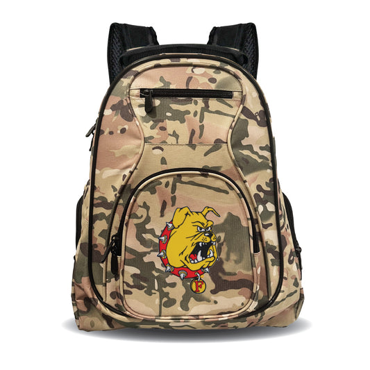 Ferris State Camo Backpack | Ferris State Laptop Camo Backpack