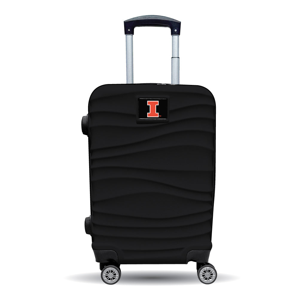 Illinois Fighting Illini Color Blitz 21-inch carry-on luggage in Black