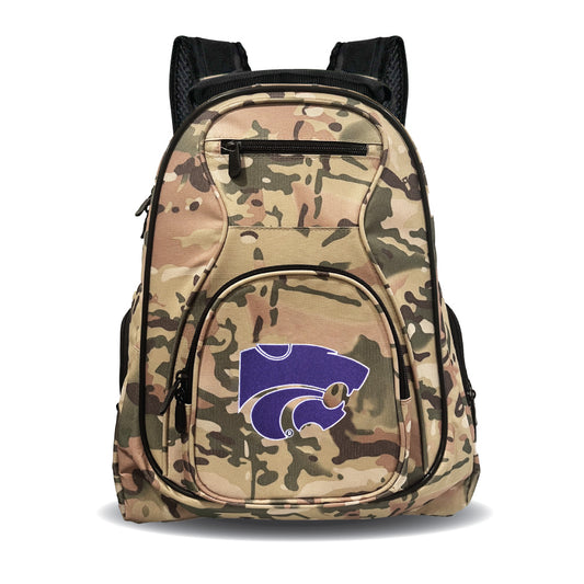 Kansas State Camo Backpack | Kansas State Wildcats Laptop Camo Backpack