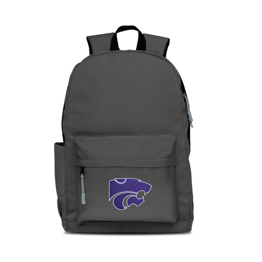 Kansas State Wildcats Campus Laptop Backpack- Gray