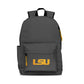 LSU Tigers Campus Laptop Backpack- Gray