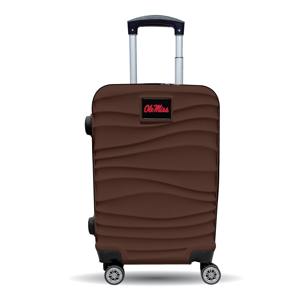 Mississippi Ole Miss Color Blitz 21-inch carry-on luggage in Brown