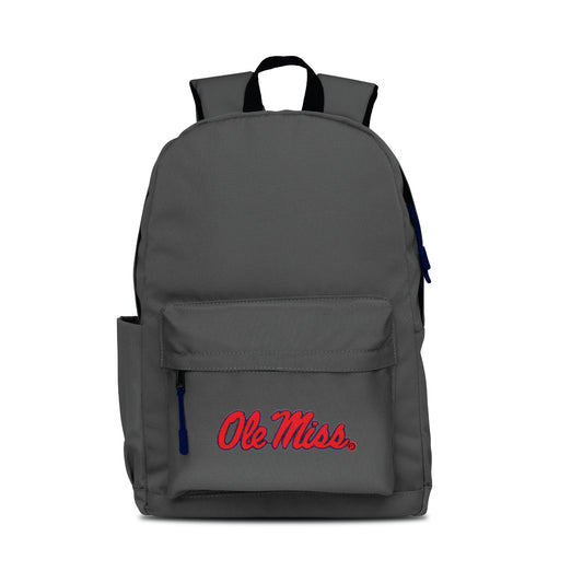Mississippi Rebels Campus Laptop Backpack- Gray