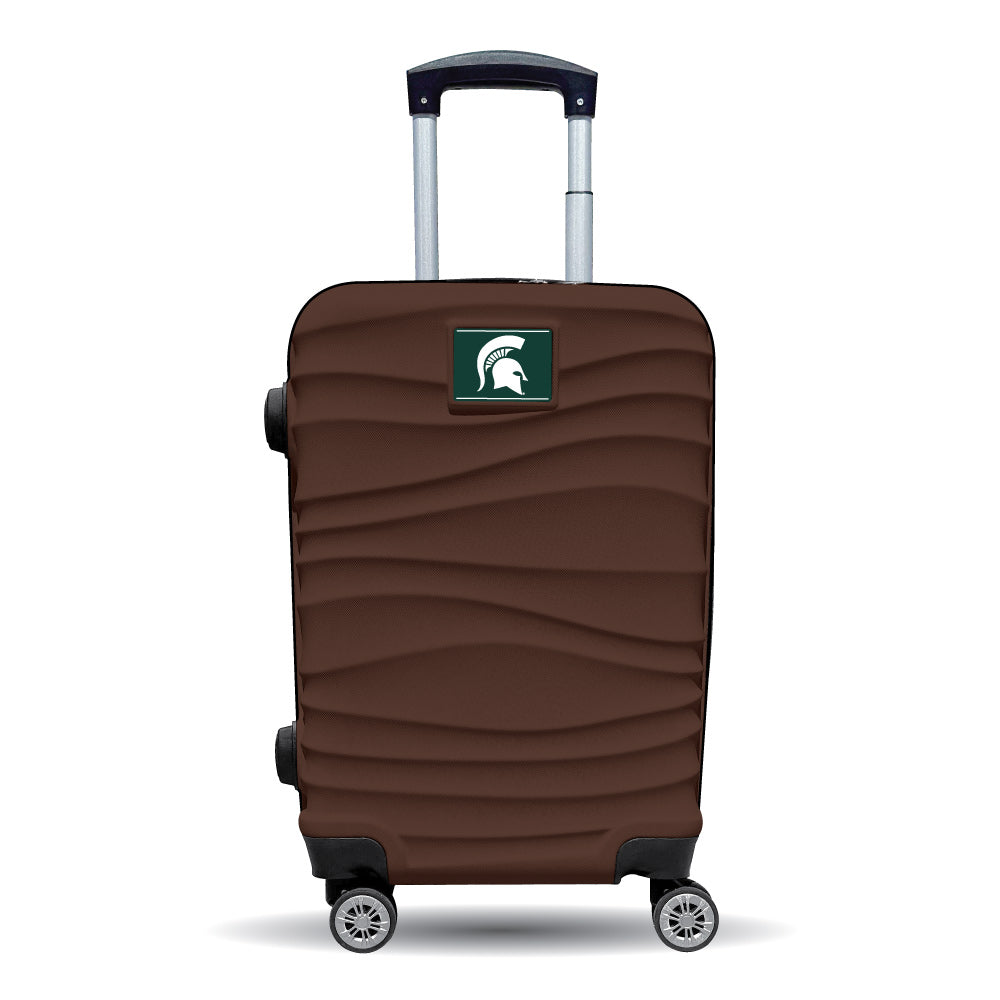Michigan State Spartans Color Blitz 21-inch carry-on luggage in Brown