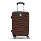 Michigan State Spartans Color Blitz 21-inch carry-on luggage in Brown