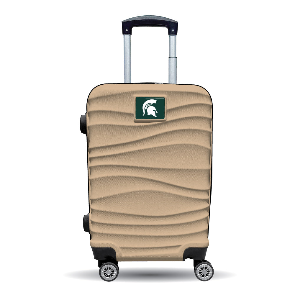 Michigan State Spartans Color Blitz 21-inch carry-on luggage in Tan