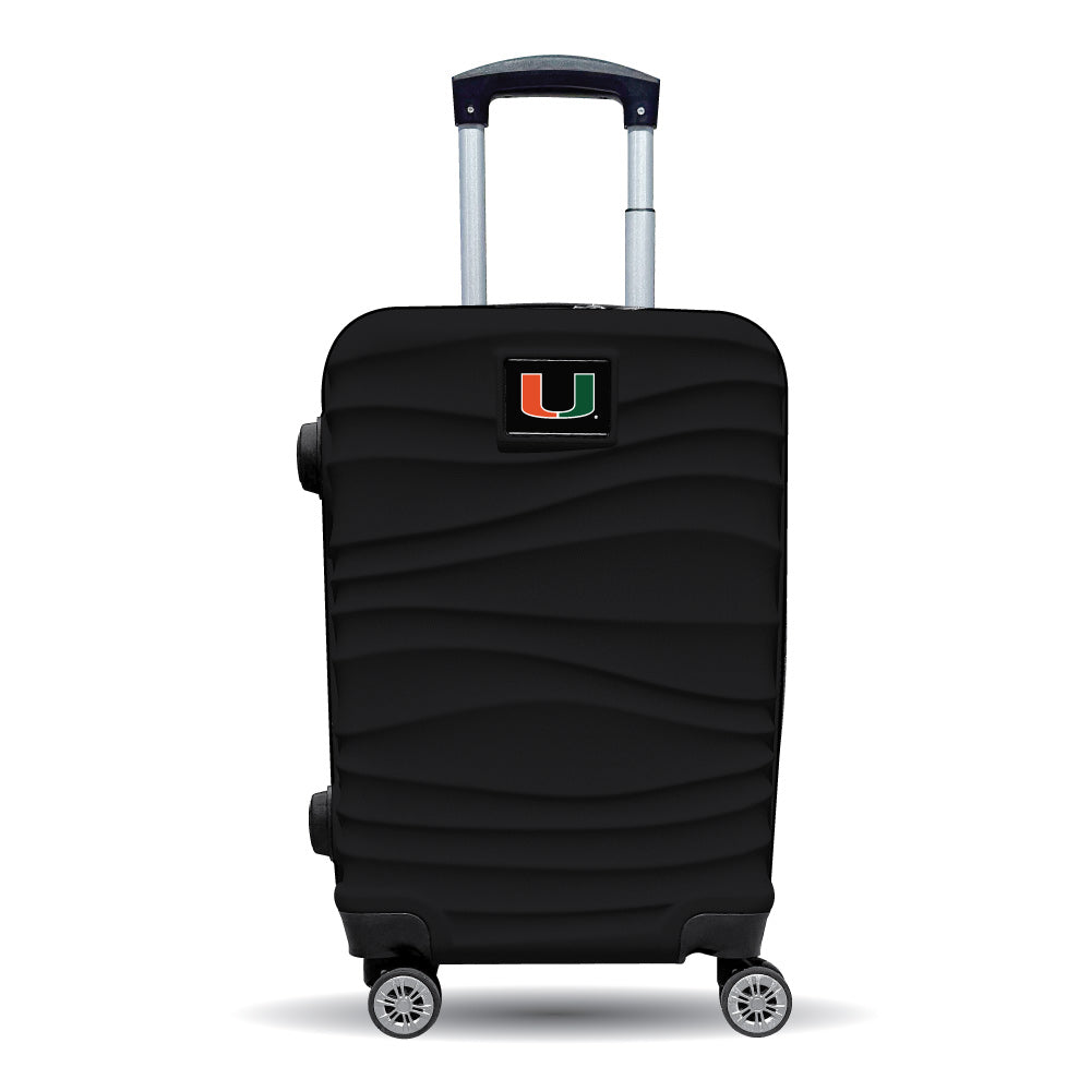 Miami Hurricanes Color Blitz 21-inch carry-on luggage in Black