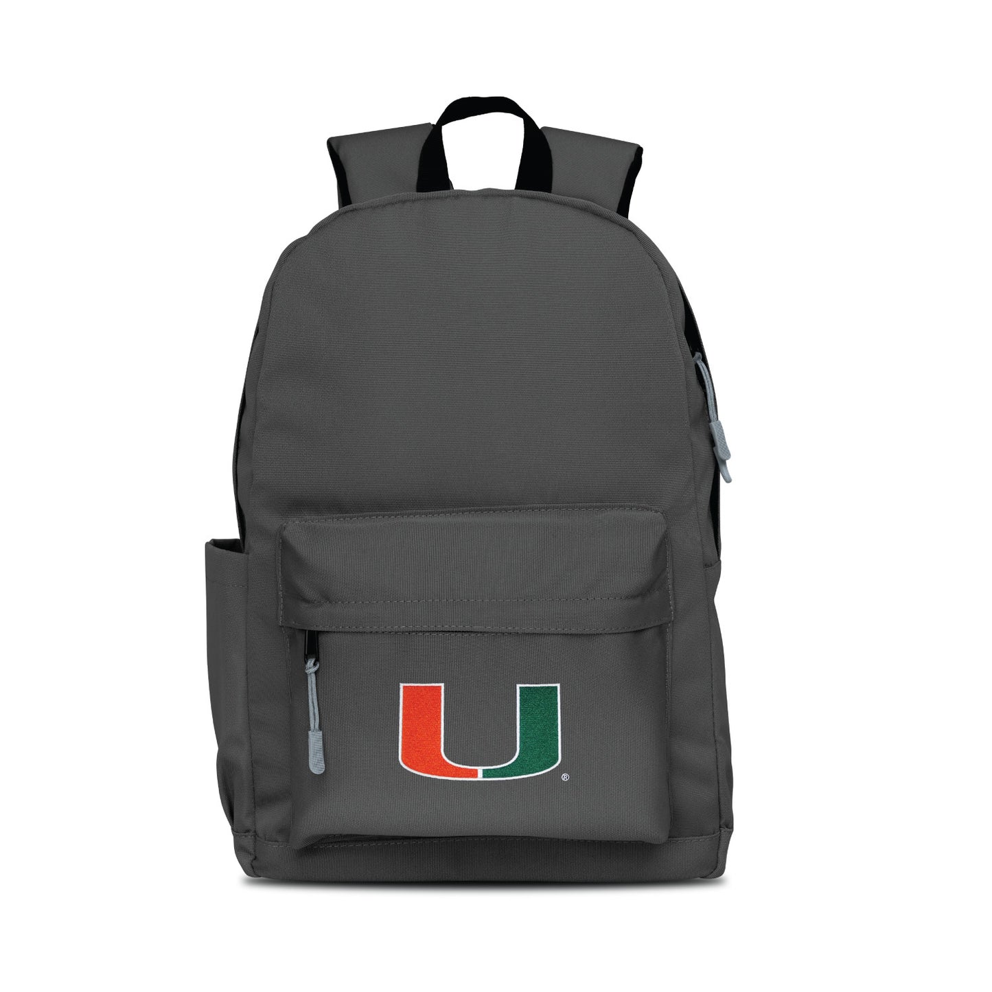 Miami Hurricanes Campus Laptop Backpack- Gray