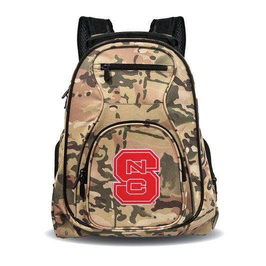 North Carolina State Camo Backpack | North Carolina State Wolfpack Laptop Camo Backpack