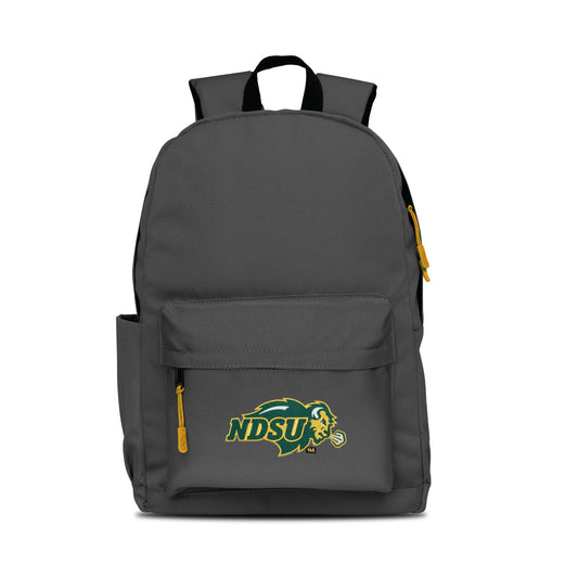 North Dakota State Campus Laptop Backpack- Gray