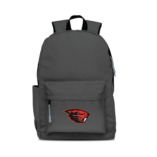 Oregon State Beavers Campus Laptop Backpack- Gray