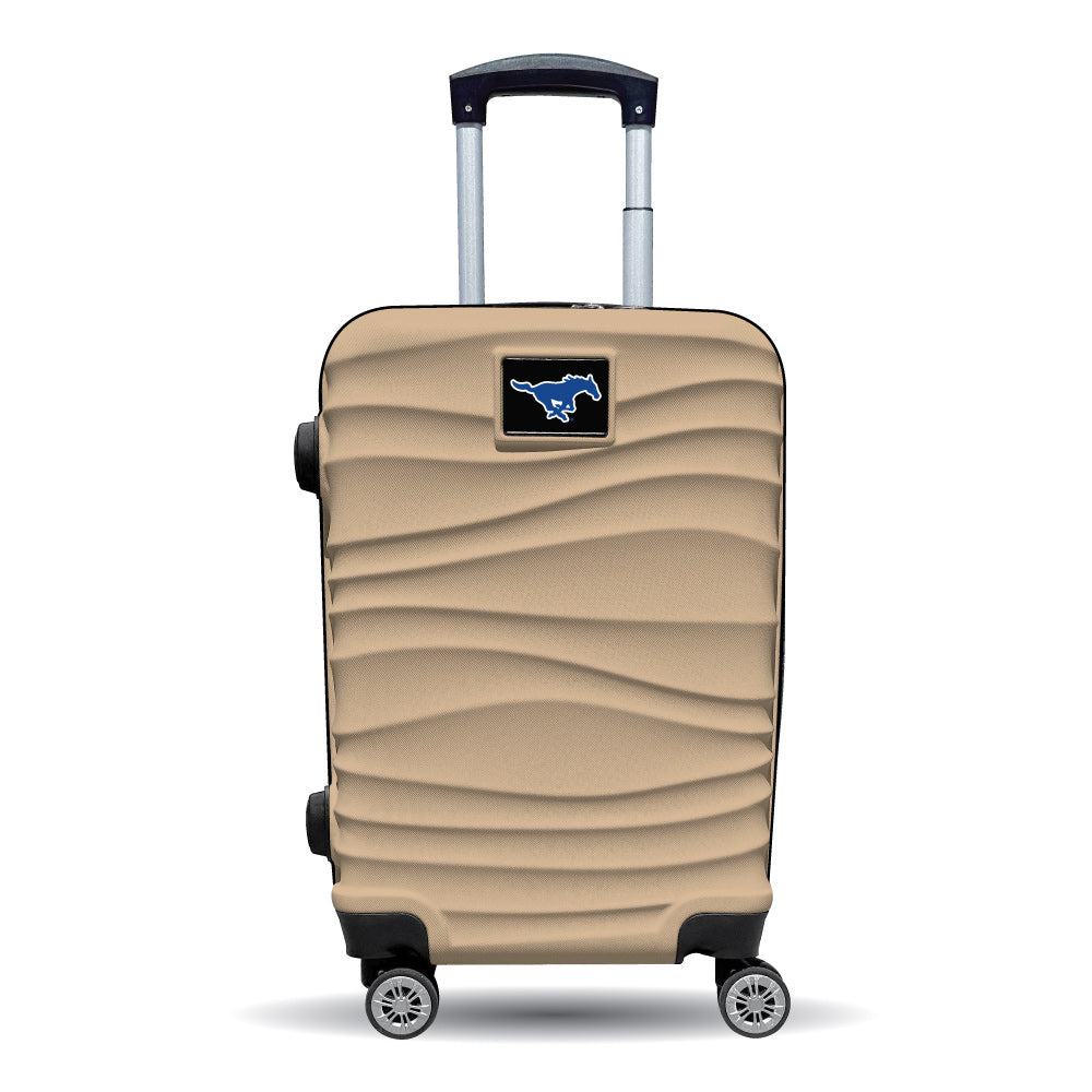 Southern Methodist Mustangs Color Blitz 21-inch carry-on luggage in Tan