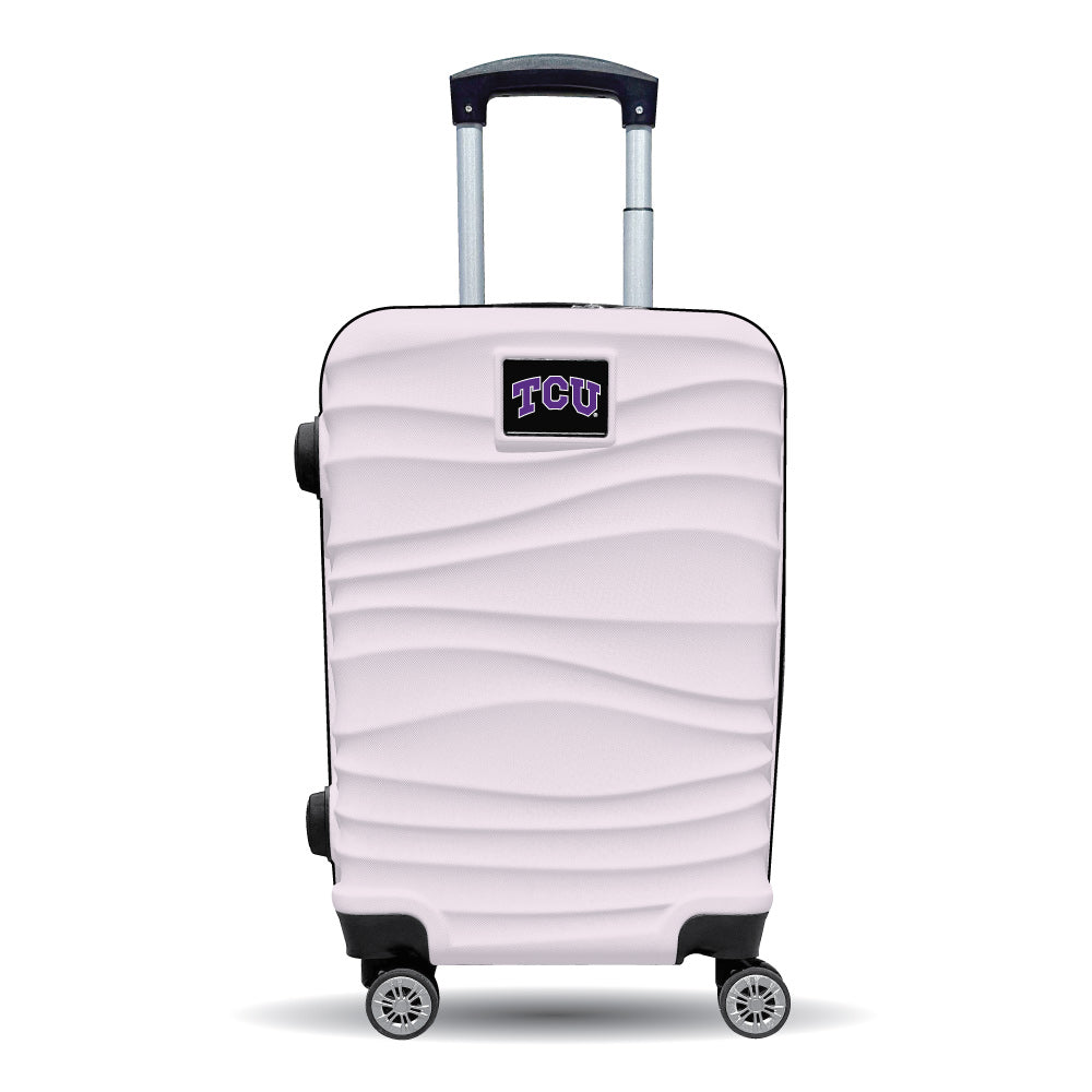 Texas Christian University Horned Frogs Color Blitz 21-inch carry-on luggage in Pink