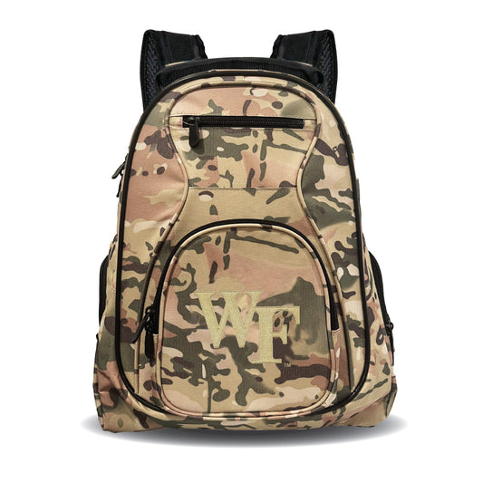 Demon Deacons Camo Backpack | Wake Forest Demon Deacons Laptop Camo Backpack