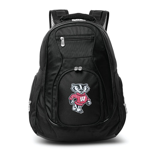 Wisconsin Badgers Laptop Backpack- Secondary Logo