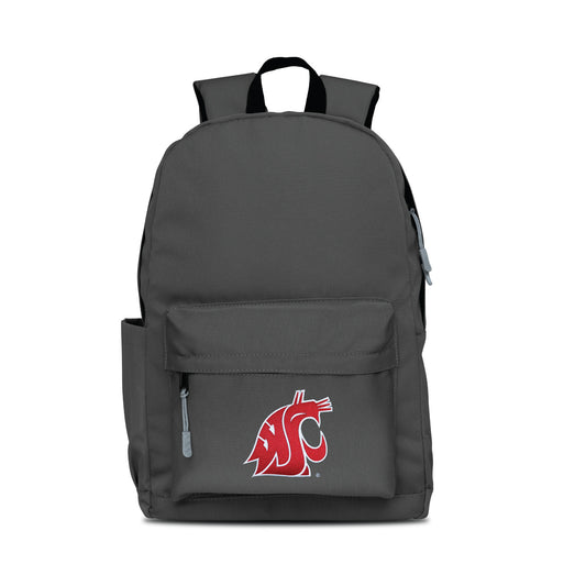 Washington State Cougars Campus Laptop Backpack- Gray