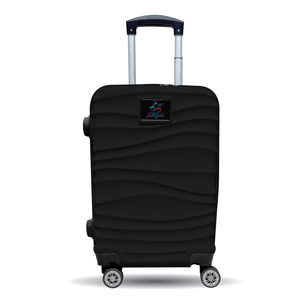 Miami Marlins Color Blitz 21-inch carry-on luggage in Black