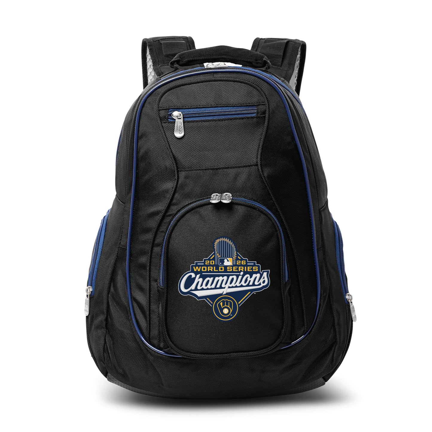 2026 Brewers World Series Champions Premium Laptop Backpack -Blue Trim