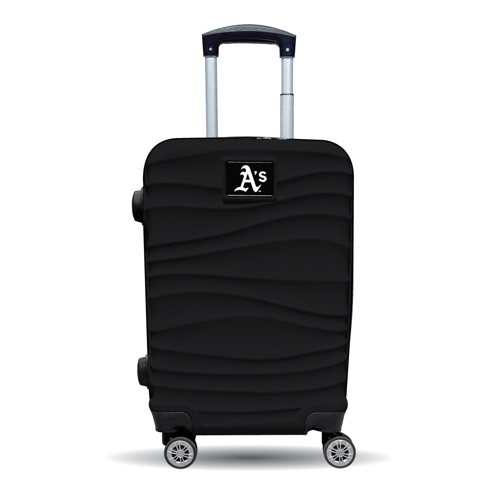 Oakland Athletics Color Blitz 21-inch carry-on luggage in Black