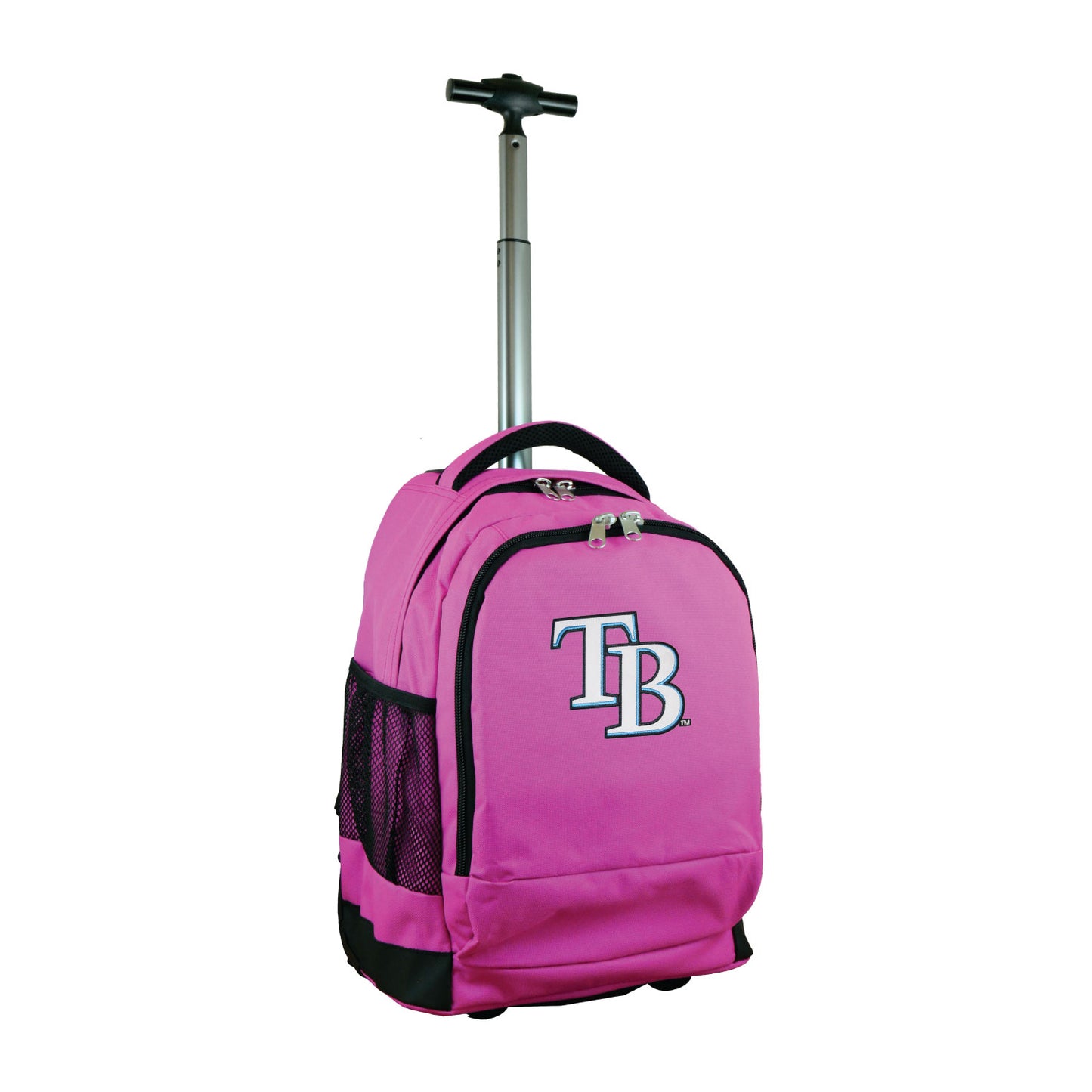 Tampa Bay Rays Premium Wheeled Backpack in Pink