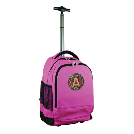 Atlanta United FC 19" Premium Wheeled Backpack-Pink